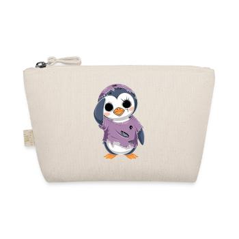 Penguin Zombie Halloween Spooky Cuteness - Organic Pouch - nature - Front
