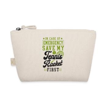 Raquette de joueur de tennis drôle au cas où - Trousse biologique - nature - Devant