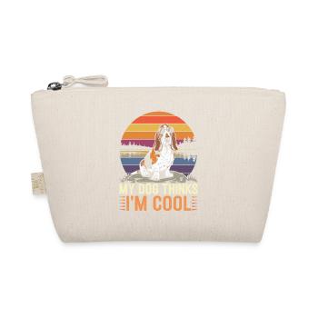 Basset Hound My Dog Thinks I'm Cool - Organic Pouch - nature - Front