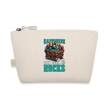 Geologist Happiness Is A Box Full Rock Collecting - Organic Pouch - nature - Front