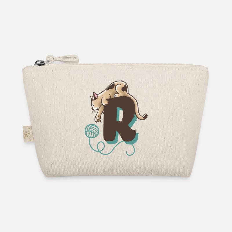 Katze Buchstabe R Bio-Täschchen