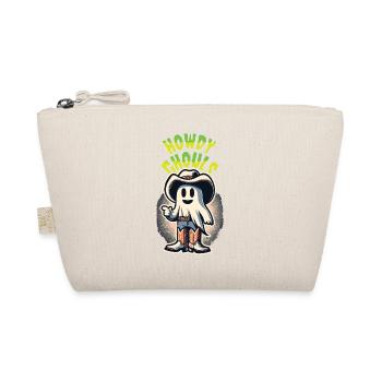 lusFunny cowboy ghost justifies the girls - Organic Pouch - nature - Front