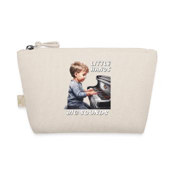 PIANO BOY LITTLE HANDS BIG SOUNDS - Organic Pouch - nature - Front