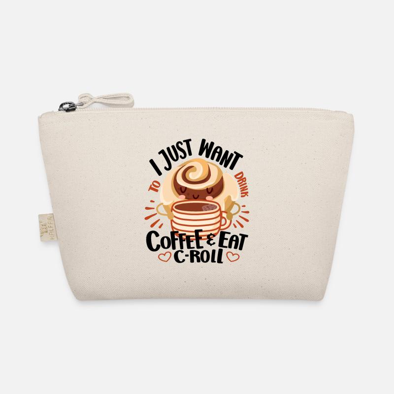 Cake Baker I Just Want Coffee & C-Roll Cupcake Organic Pouch