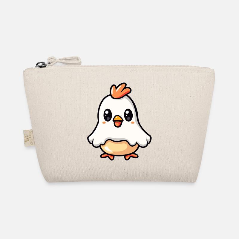 Chicken Halloween Comic Ghost Organic Pouch