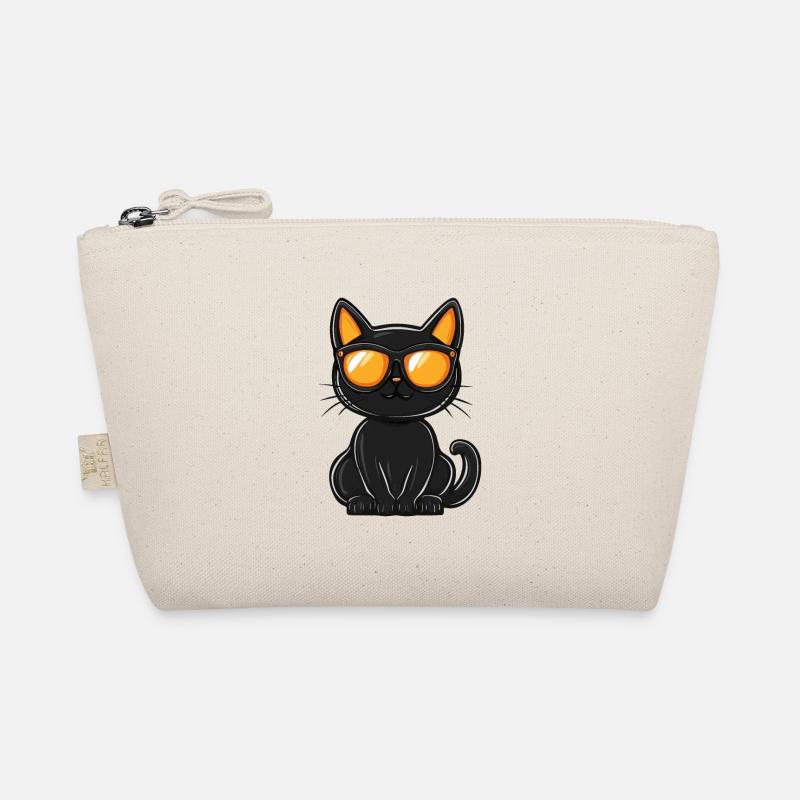 Katze Halloween Kater Cool Bio-Täschchen