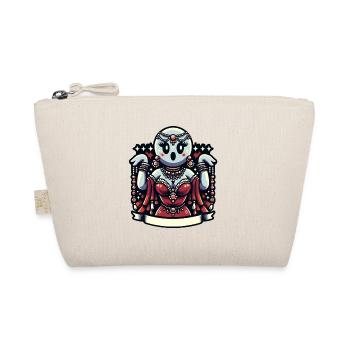 Funny Glamour Ghoul Flashy Halloween - Organic Pouch - nature - Front