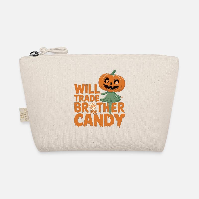 Halloween Will Trade Brother For Candy Organic Pouch