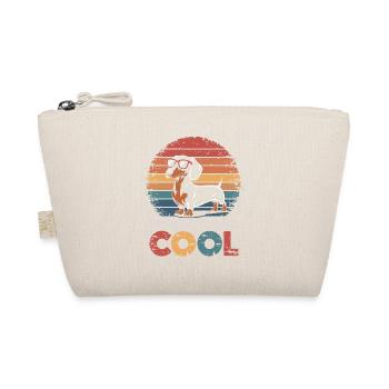 Dachshund my dog thinks I'm cool - Organic Pouch - nature - Front