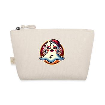 Funny Glamour Ghoul Flashy Halloween Girl - Organic Pouch - nature - Front
