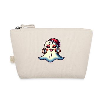 Funny Glamour Ghoul Flashy Halloween - Organic Pouch - nature - Front