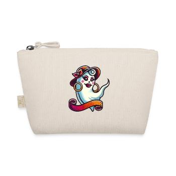 Funny Glamour Ghoul Flashy Halloween - Organic Pouch - nature - Front