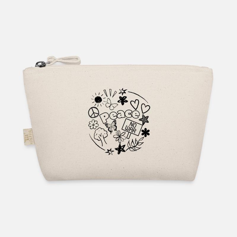 Peace Doodle Organic Pouch