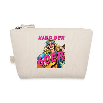 FRAU KIND DER 60er - Bio-Täschchen - Natur - Vorne