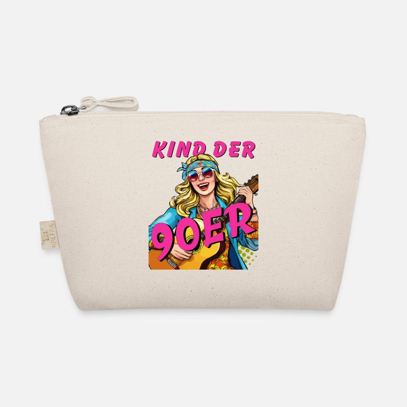 FRAU KIND DER 90er - Bio-Täschchen - Natur