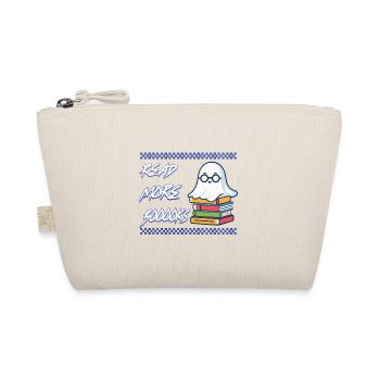 mignon amateur de livres fantôme drôle de dicton - Trousse biologique - nature - Devant