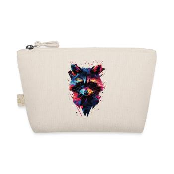Raccoon - Organic Pouch - nature - Front