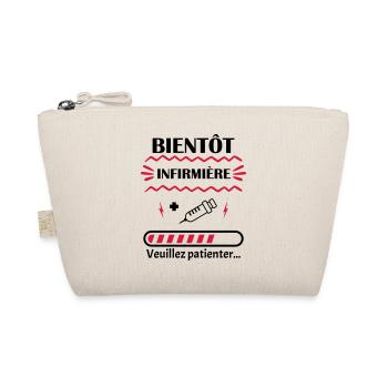 Bientôt Infirmière pour futures infirmière - Trousse biologique - nature - Devant