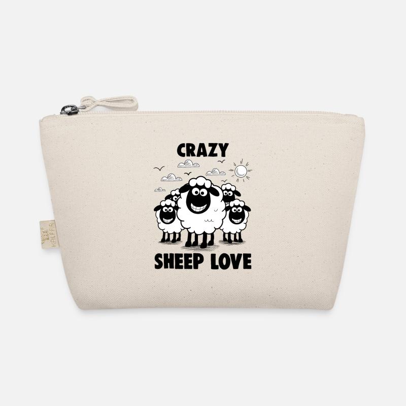 Funny Sheep Crazy Sheep Love Organic Pouch