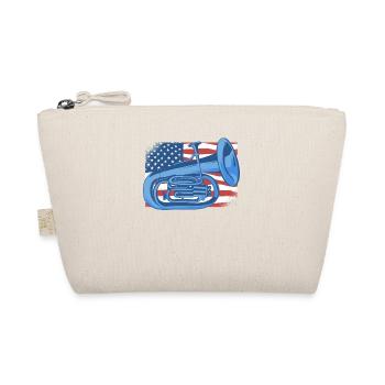 Euphonium Drapeau Américain Instrument Euphoniste - Trousse biologique - nature - Devant