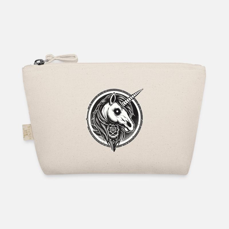 Creepy Gothic Einhorn Aesthetic Goth Design Bio-Täschchen