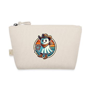 Cowboy fantôme drôle Halloween design - Trousse biologique - nature - Devant