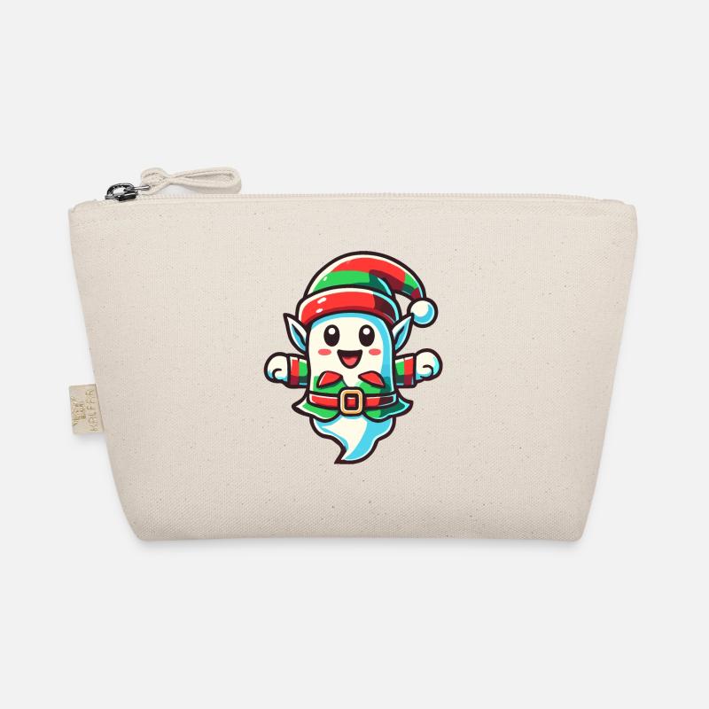 Mignon Noël fantôme elfe de Noël Trousse biologique