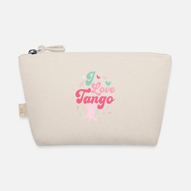 I Love Tango Latin Music Tango Dance Organic Pouch