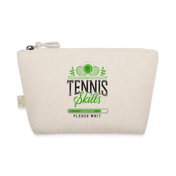 Funny Tennis Player Racket Tennis - Organic Pouch - nature - Front