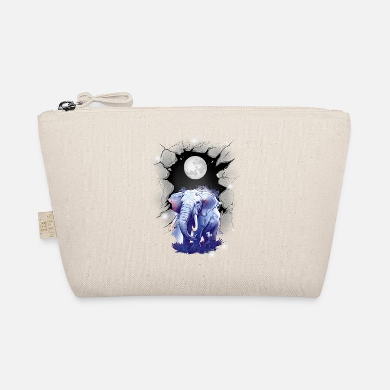 Elephant Elephant Full Moon Moon Kids Child Organic Pouch