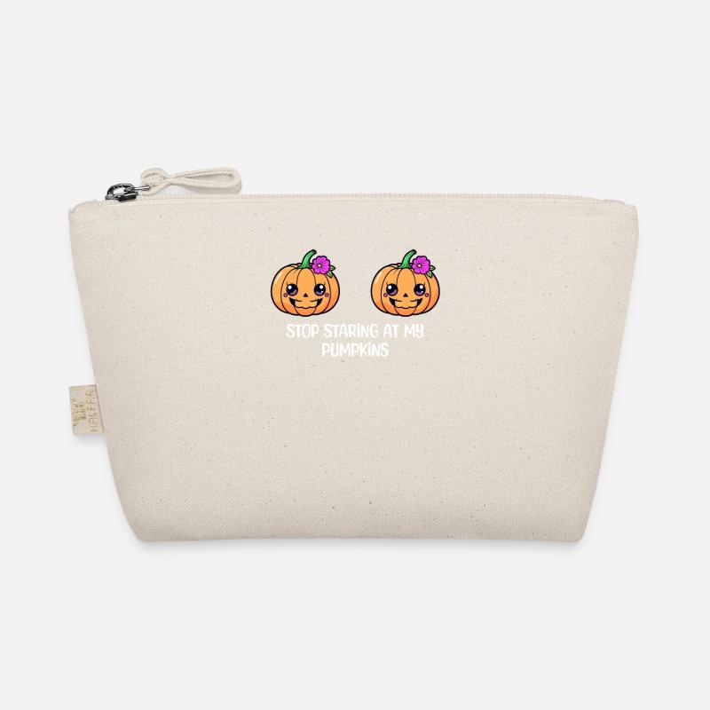 Stop Staring At My Pumpkins Halloween Organic Pouch
