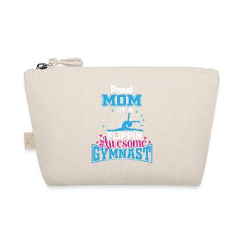 Proud Mom Of A Flippin Awesome Gymnast Gymnastics - Organic Pouch - nature - Front