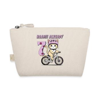KATZE FAHRRAD BAAM!! ALREADY SIEBEN - Bio-Täschchen - Natur - Vorne