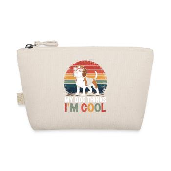 Beagle Mein Hund Denkt Das Ich Cool Bin - Bio-Täschchen - Natur - Vorne