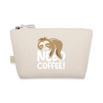 besoin de café paresseux drôle dictons bande dessinée - Trousse biologique - nature - Devant
