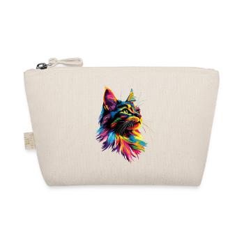Maine Coon Chat Arc-en-ciel coloré Maine Coon Chats - Trousse biologique - nature - Devant