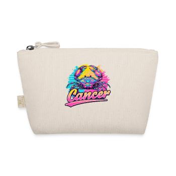 Cancer Horoscope Sign Astrology Vintage Design. - Organic Pouch - nature - Front