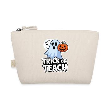 Trick Or Teach Halloween Lehrer - Bio-Täschchen - Natur - Vorne
