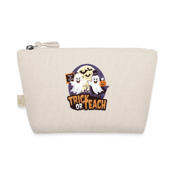 Trick Or Teach Halloween Lehrer - Bio-Täschchen - Natur - Vorne