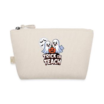 Trick Or Teach Halloween Lehrer - Bio-Täschchen - Natur - Vorne