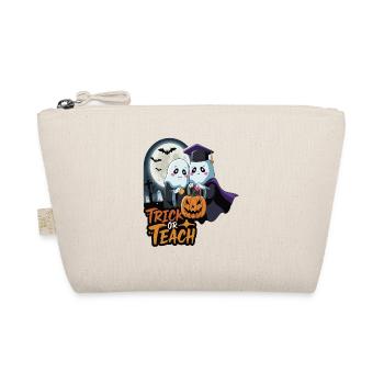 Trick Or Teach Halloween Lehrer - Bio-Täschchen - Natur - Vorne