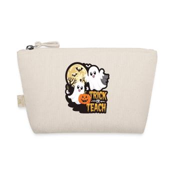 Trick Or Teach Halloween Lehrer - Bio-Täschchen - Natur - Vorne
