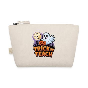 Trick Or Teach Halloween Lehrer - Bio-Täschchen - Natur - Vorne