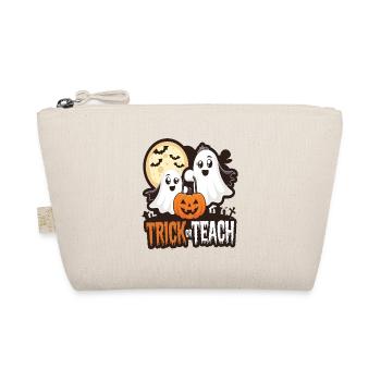 Trick Or Teach Halloween Lehrer - Bio-Täschchen - Natur - Vorne