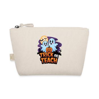 Trick Or Teach Halloween Lehrer - Bio-Täschchen - Natur - Vorne