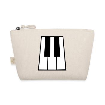 Piano Keys Instrument Playing Classical Music - Organic Pouch - nature - Front