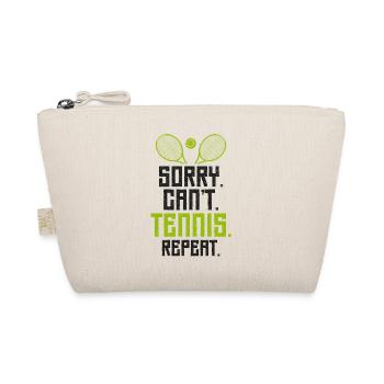 Funny Tennis Player Racket Sorry. - Organic Pouch - nature - Front