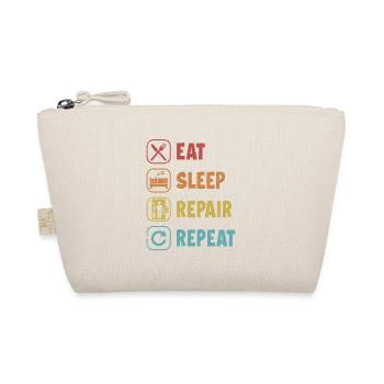 Eat Sleep Repair Repeat Technician Repair - Organic Pouch - nature - Front