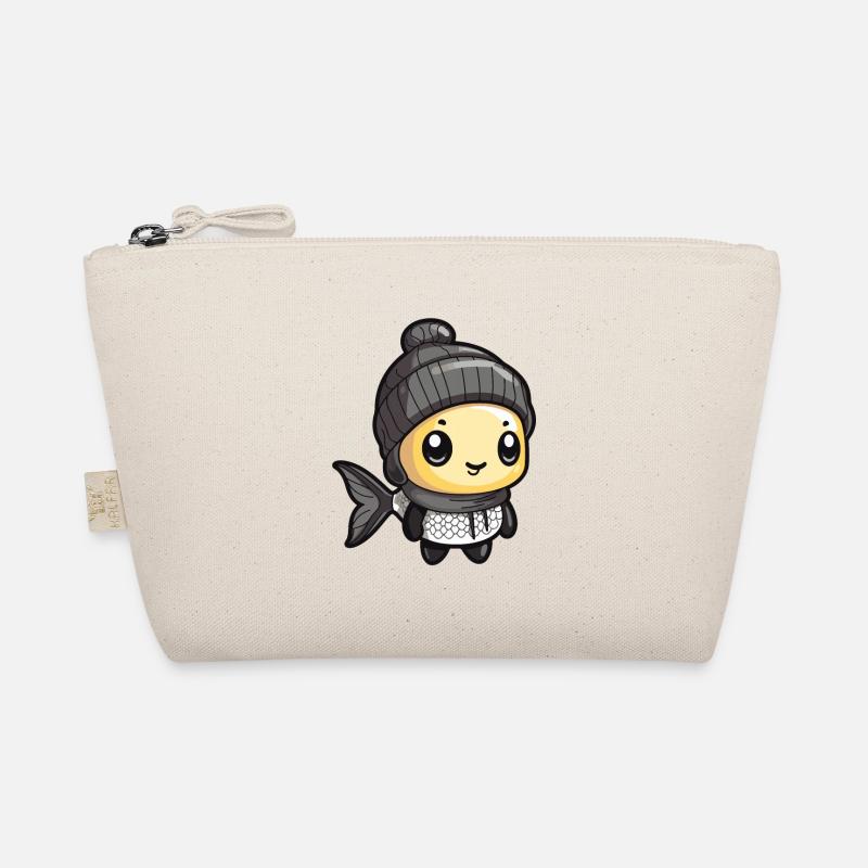 Poisson Hiver Bande dessinée Mignon Trousse biologique