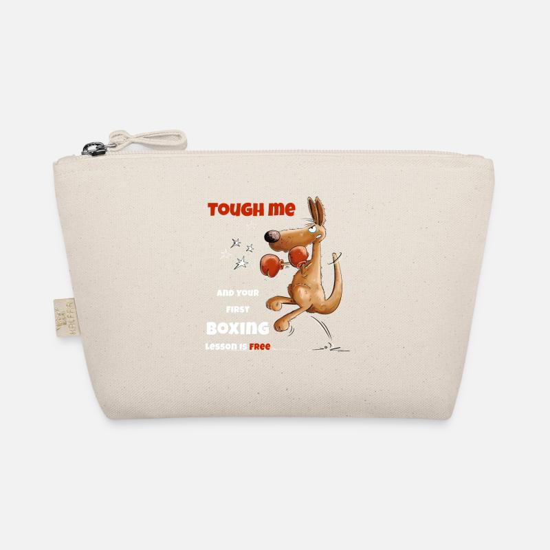 Tough Me Boxing Lesson Boxer Kangaroo Organic Pouch